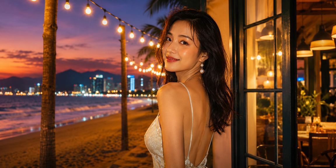 Người dùng tại Đà Nẵng xem thông tin cashback và bonus trên điện thoại bên cạnh cốc cà phê