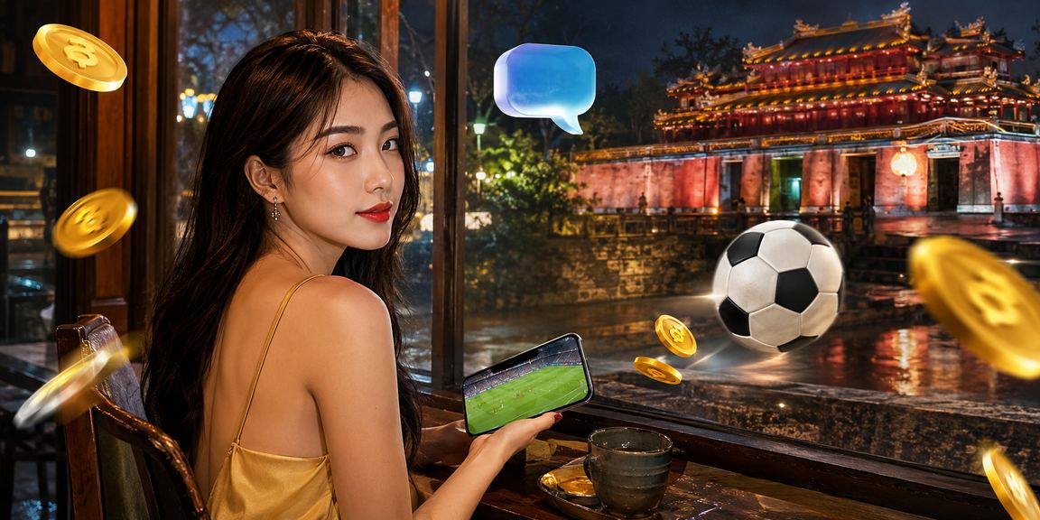 Người dùng tại Huế theo dõi kèo thể thao bên tách cà phê buổi sáng